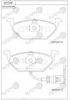 ASIMCO KD7726F Brake Pad Set, disc brake